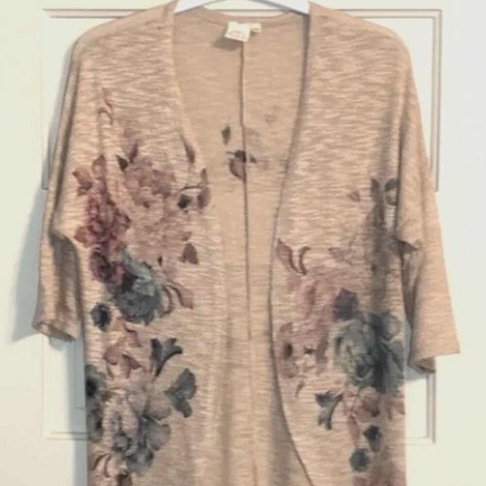 BOGO🎀Floral Print Lightweight Cardigan- Sz S